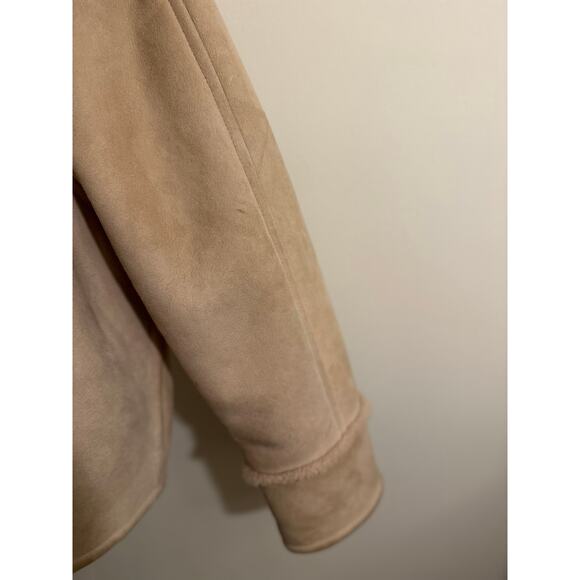 LouLou Studio Shearling Jacket — Cream / Oat, Size M - Picture 3 of 8